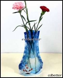 Home Vases Foldable Resuable Collapsible PVC Flexible  