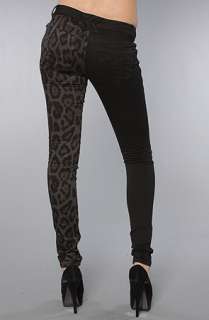 Tripp NYC The Split Leg Pant in Black and Gray Leopard  Karmaloop 