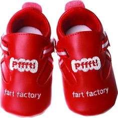 Silly Souls Fart Factory Shoes    