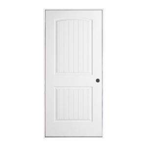   White Left Hand 2 Panel Prehung Door 744094 at The Home Depot