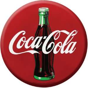 Coca Cola Button Tacker Sign 30cm  
