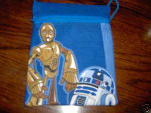 Star Wars C3PO R2D2 fabric purse tablet kindle bag 1  