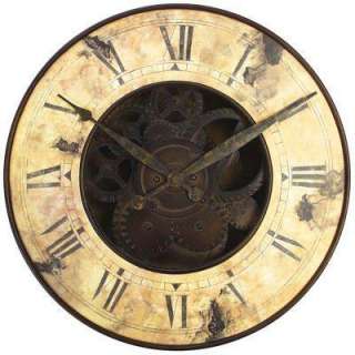 Infinity Instruments 14 1/4 In. Rusty Gears Round Wall Clock 12071 at 