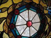 Victorian Chicago Stained & Beveled Glass Window  