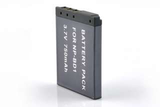 For Sony NP BD1 Type D Lithium Ion Camera Battery Pack  