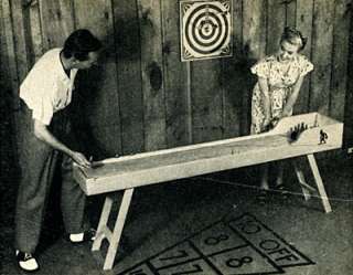 Vintage How To Plans: Build a MINIATURE BOWLING ALLEY  