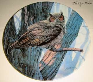 Daniel Smith MAJESTIC BIRDS GREAT HORNED OWL 3rd Plate  