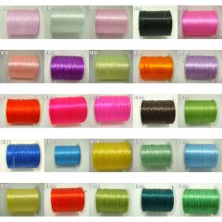25 colors /ND FREE P&P crystal stretchy Elastic Jewelry Beading Thread 