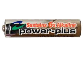 Power Plus AAA Lithium 1100 mAh 1.5 Volt Battery  
