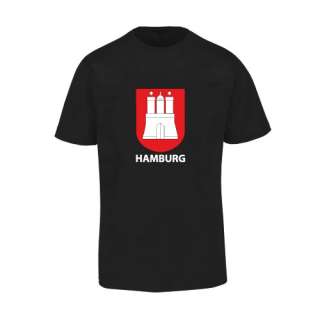Hamburg Wappen T Shirt Herren Hamburgerhafen Neu  