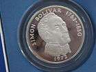 1973 PANAMA 20 BALBOAS PROOF STERLING SILVER COIN B5202  