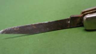 Vintage WESTERN BOULDER USA 2 blade Pocket Knife # 292 Brown Bone 