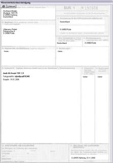 zoll warenverkehrsbescheinigung die daten werden automatisch aus dem 