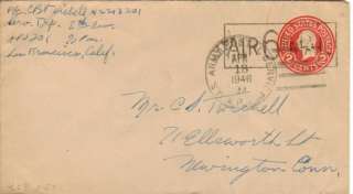 APO 201 JAPAN Army Cover 7th CAVALRY WWII 1946  