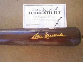 RARE SIGNED DODGERS DON NEWCOMBE GAME USED BAT W/COA  