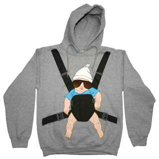 The Hangover Baby Carrier Carlos Funny Movie Pullover Hoodie  