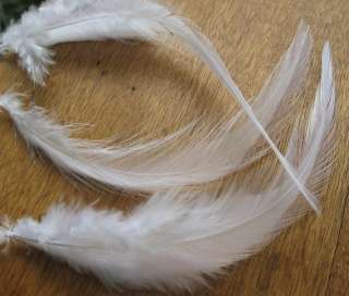White saddle feathers hair fashion jewelry wedding  