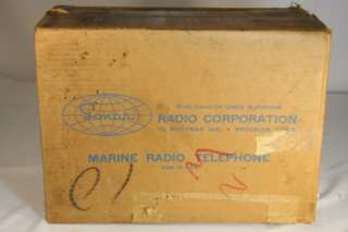 Sonar Aristocrat 95 Transistorized Radio w/Mic Telephone Marine Radio 