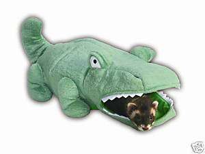 Marshall Ferret Cage Hide n Sleep Bed Toy   Alligator  