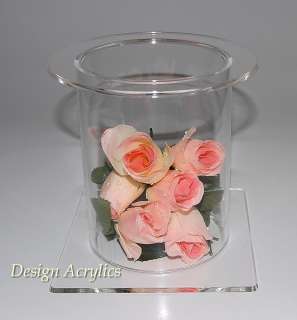 LARGE CLEAR ACRYLIC WEDDING CAKE PEDESTAL STAND  