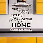 The Kitchen is the Heart of the Home Wall Sticker   Art