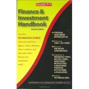  Barrons Finance and Investment Handbook, 7th Edition 