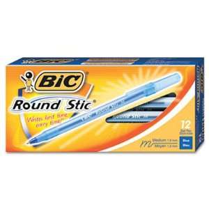  BIC Round Stic Ballpoint Pen BICGSM11 RD: Office Products