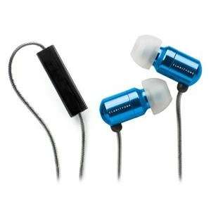   Cobalt Blue In ear Headphones with Inline Microphone Electronics