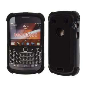  Premium   Blackberry 9900 Bold   Black TPU & Blue Plastic 