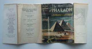 LEONARD COTTRELL Mountainsof Pharoah HB Pyramids Egypt  