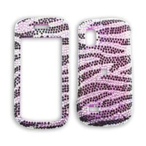  Full Diamond Crystal, Purple Zebra Samsung Solstice A887 
