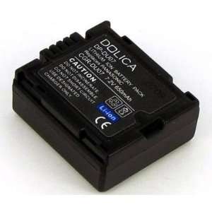  Dolica DP DU07 7.2V 650mAh Camcorder Battery Replaces 