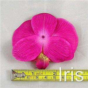24 Artificial Satin Silk Flower Butterfly Orchid Heads  