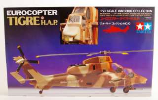 72 TAMIYA EURCOCOPTER TIGRE H.A.P ATTACK HELICOPTER MODEL KIT 60710