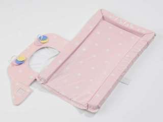 Baby Girl Pink Padded Nappy Mat +Toys & Changing Screen  