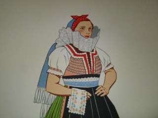   Costume de Uhersky Brod, Slovaquie. FOLKLORE MODE