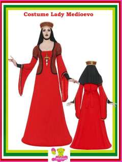 Costume Carnevale Completo Donna Lady Medioevo Milady tg S # 11922 