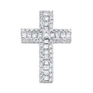  White Gold Diamond Cross Jewelry