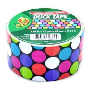   10yd 1.88 Candy Dot Duck Brand Duct Tape    Multi