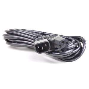    10 Standard Power Cord Extension Cable (Black): Electronics