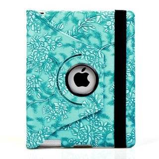  Green Newly Design Embossed Black Flowers Synthetic Leather Notebook 