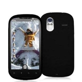   Black Silicone Rubber Gel Soft Skin Case Cover for HTC Amaze 4G / Ruby