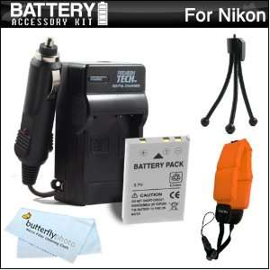  And Charger Kit For Nikon COOLPIX AW100 Waterproof Digital Camera 