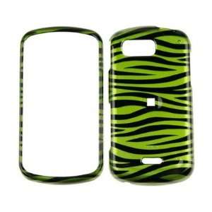  Reinforced Plastic Phone Design Case Cover Green and Black 