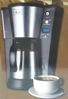 Melitta 10 Cup Drip Free Thermal CARAFE & Coffee Brewer Maker Machine 