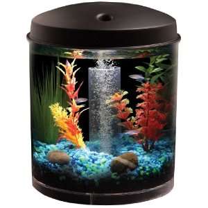   AquaView 360 Aquarium Kit with LED Light   2 Gallon: Pet Supplies