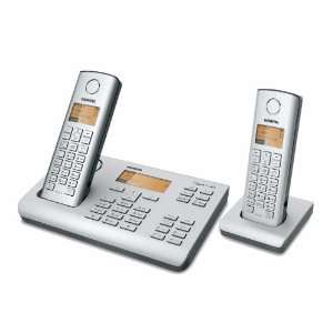  Siemens Gigaset 2 line Cordless Phone with 2 Handsets 