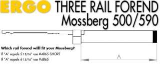 ERGO TRI RAIL FOREND FOR MOSSBERG 500/590 SHOTGUN 4865  