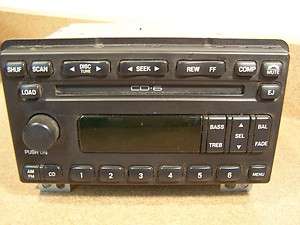 OEM Ford Explorer Mustang 6 disc CD player radio 01 02 03 04 1L2F 