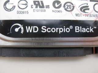 160Gb**7200 RPM** Western Digital SCORPIO BLACK SATA LAPTOP DRIVE 